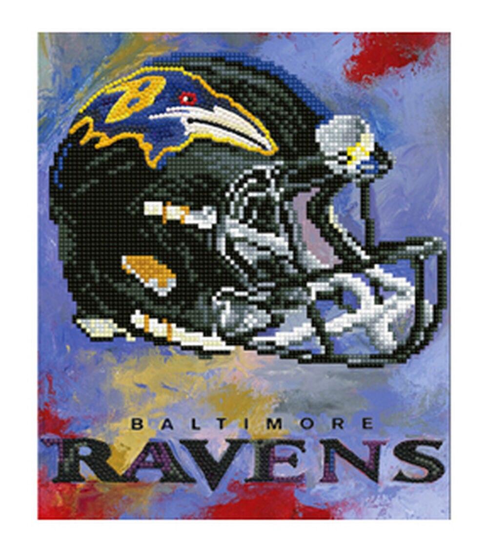 10″ x 12.5″ NFL Baltimore Ravens Diamond Painting Kit  |  Hobbies Crafts & Hobbies Hobbies