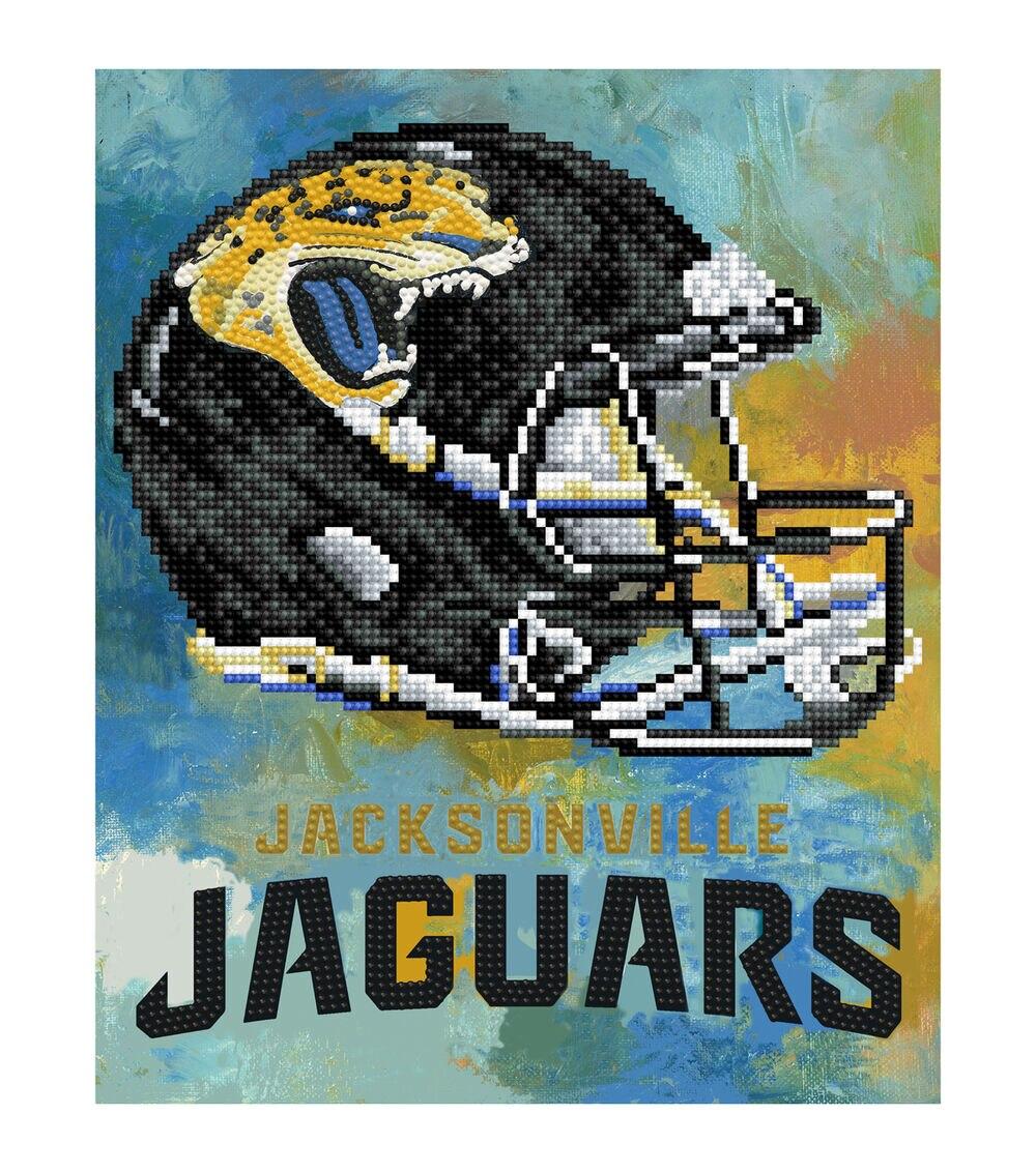 10″ x 12.5″ NFL Jacksonville Jaguars Diamond Painting Kit  |  Hobbies Crafts & Hobbies Hobbies