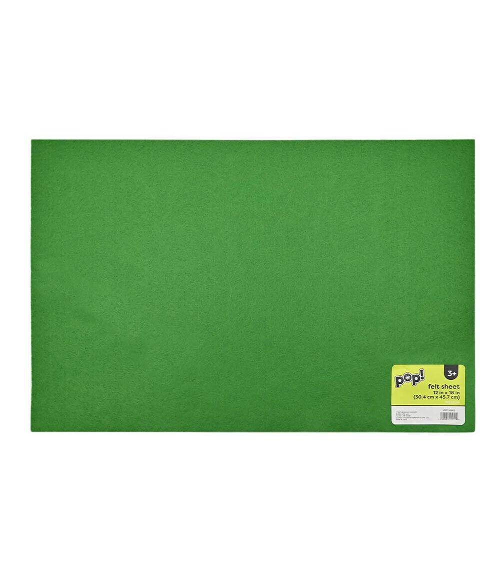 12″ x 18″ Premium Felt Sheets  |  Basic Craft Supplies Basic Craft Supplies Apple Green/Black/Candy Pink/Charcoal/Grey/Hunter Green/Kelly Green/Lagoon/Light Green/Light Pink/Orange/Red/Royal Blue/Sandstone/Smoke