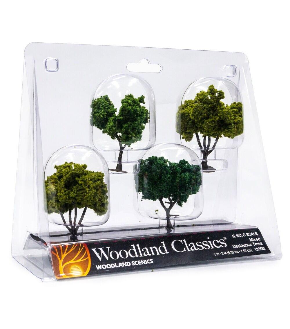 2″ to 3″ Mixed Deciduous Trees 4ct  |  Hobbies Crafts & Hobbies Hobbies