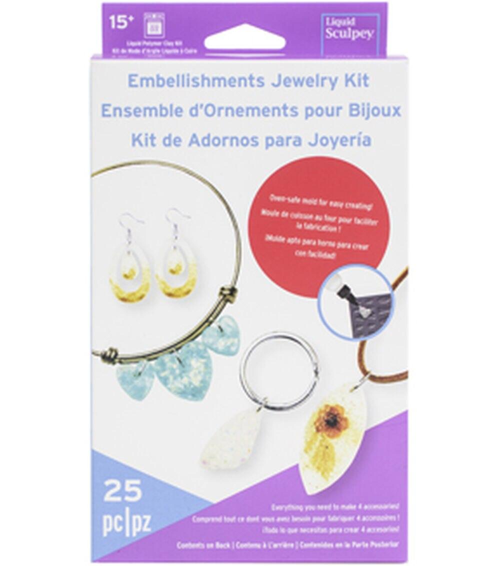 25pc Liquid Embellishment Jewelry Kit  |  Hobbies Crafts & Hobbies Hobbies