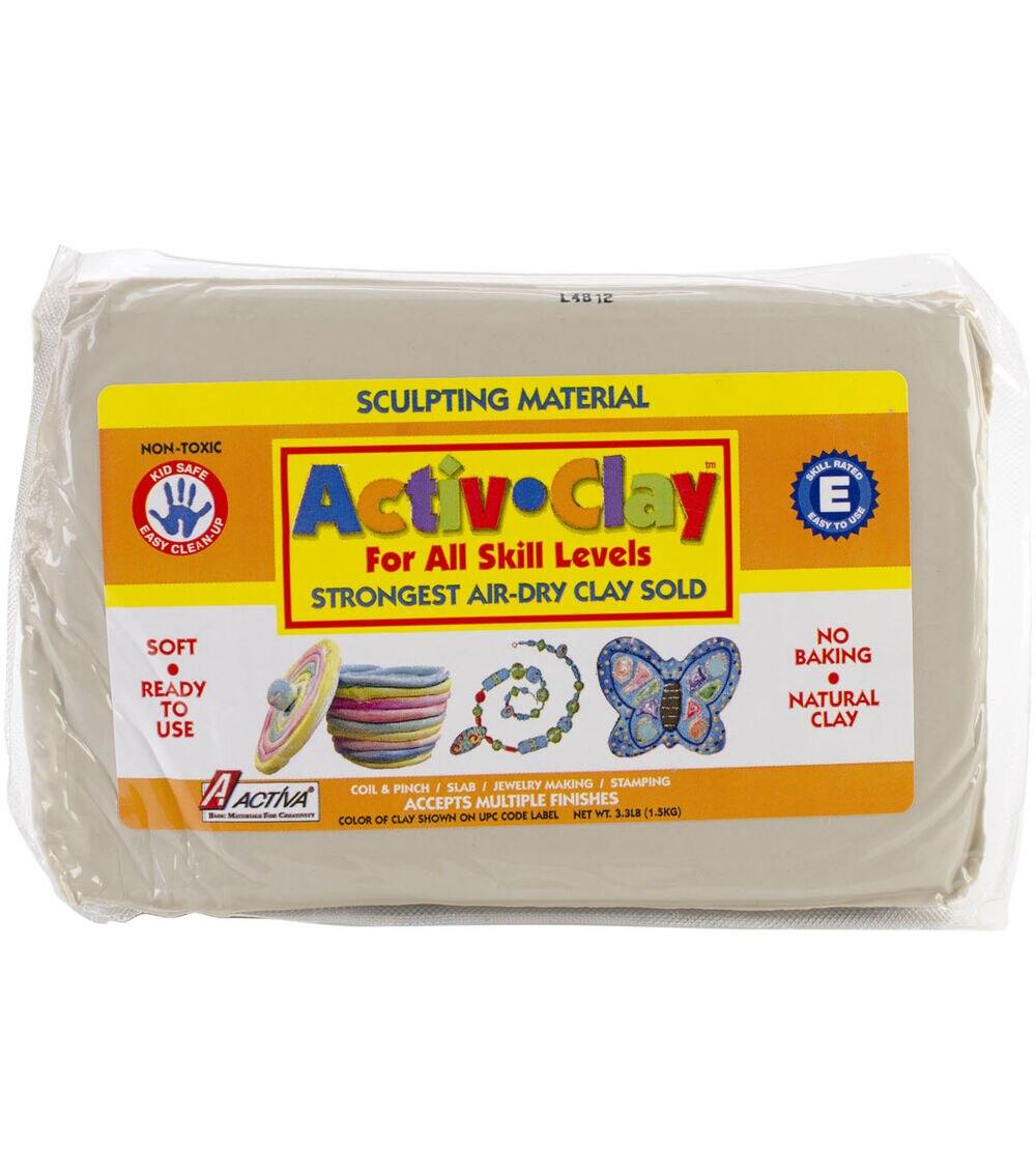 3lbs White Air Dry Clay  |  Hobbies Crafts & Hobbies Hobbies