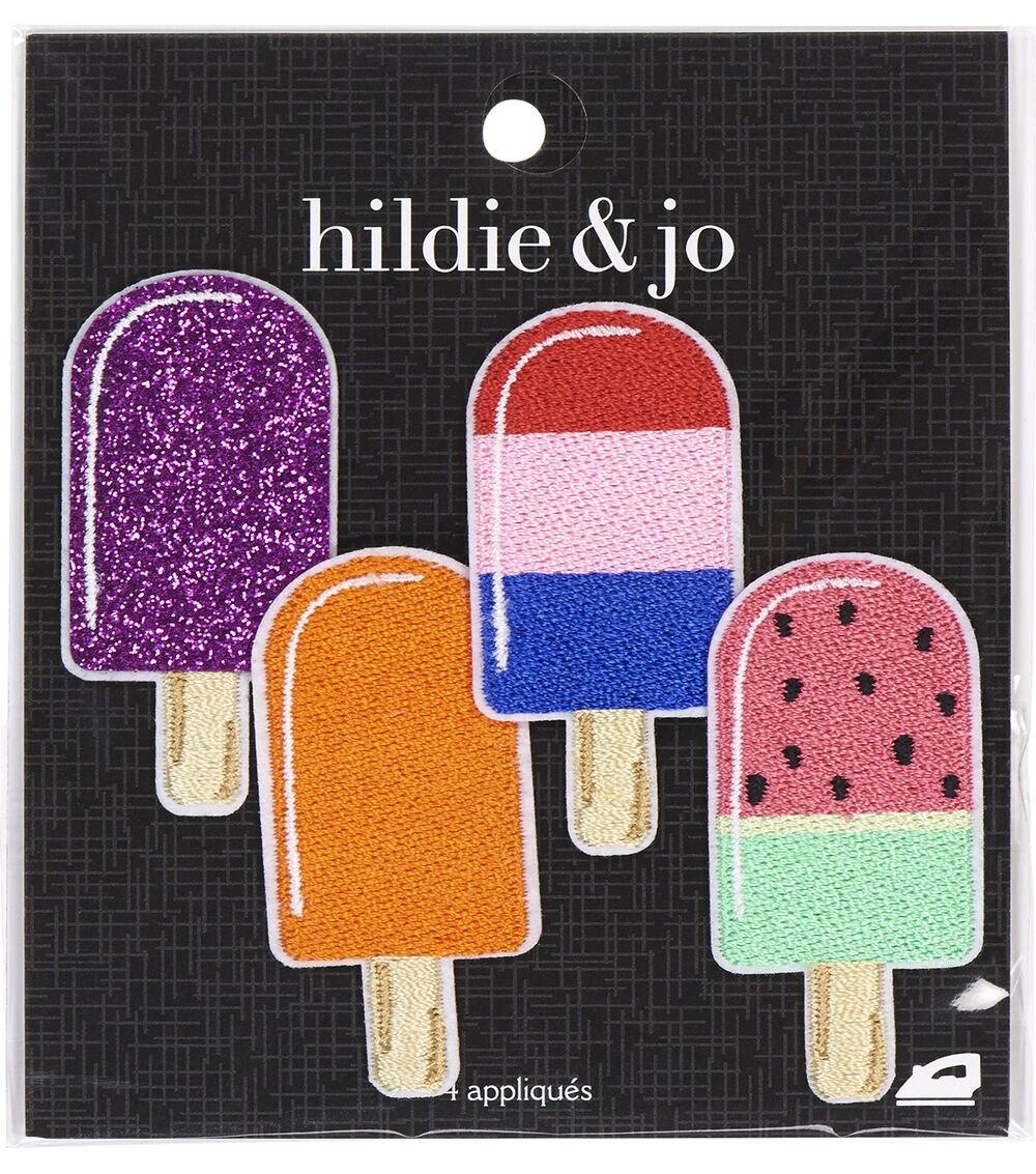 4ct Popsicles Iron On Patches  |  T-Shirts & Fabric Crafting Crafts & Hobbies T-Shirts & Fabric Crafting