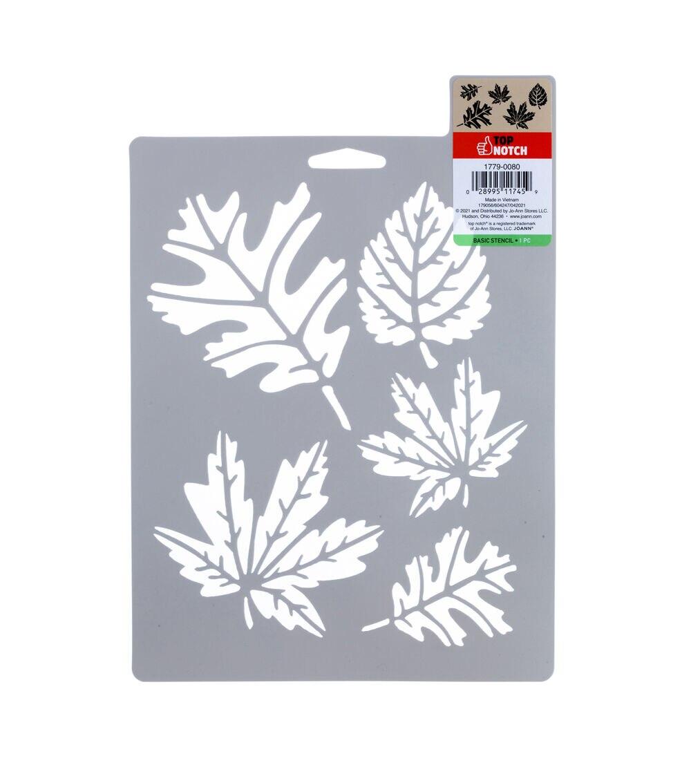 7″ x 10″ Leaves Paper Stencil  |  Craft Painting Craft Painting Craft Painting