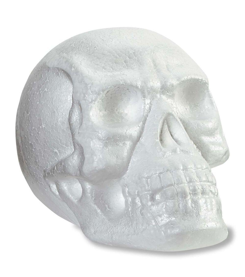 8″ White SmoothFoM Halloween Skull  |  Basic Craft Supplies Basic Craft Supplies Basic Craft Supplies