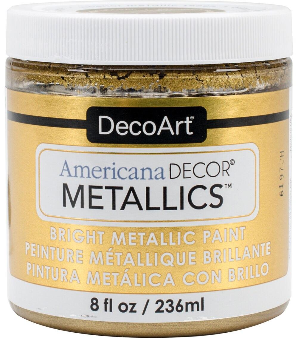 Americana Decor Metallics 8oz Paint  |  Craft Painting Craft Painting Craft Painting