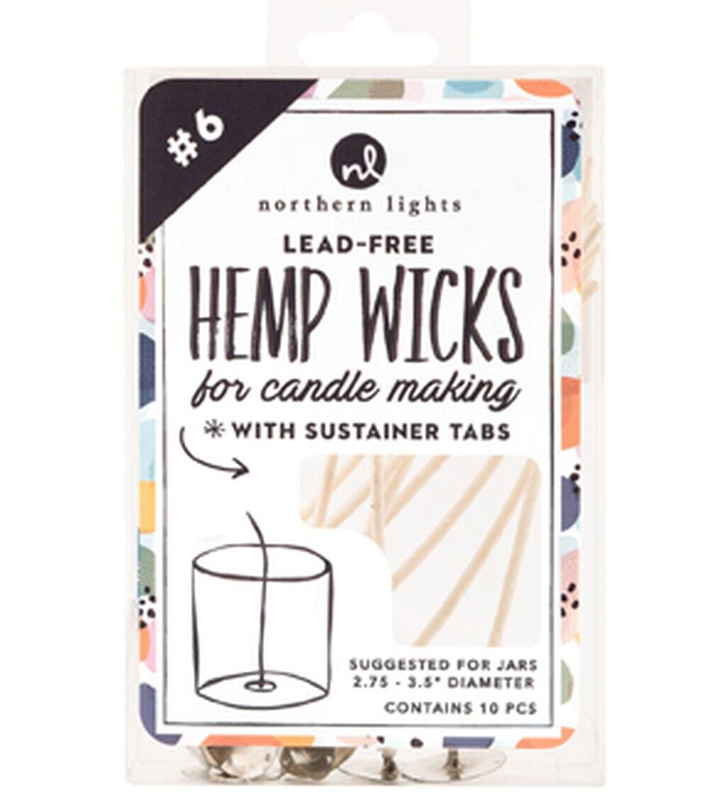 Candle Making Hemp Wicks with Sustainer Tabs  |  Hobbies Crafts & Hobbies Hobbies