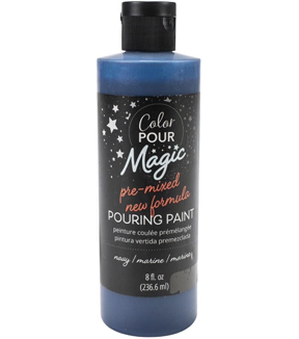 Color Pour Magic Pre Mixed Paint 8oz Navy  |  Craft Painting Craft Painting Craft Painting