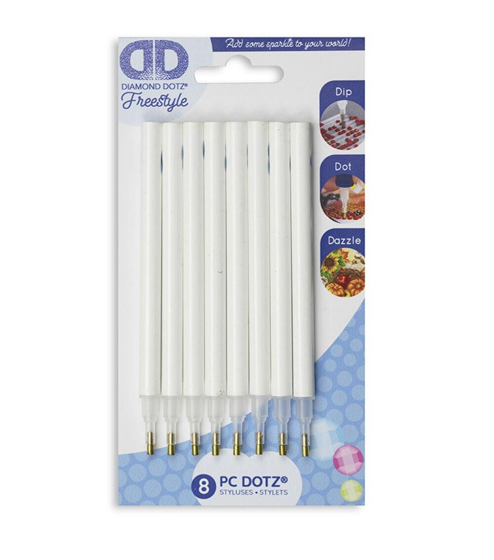 Diamond Dotz 4.5″ Freestyle Styluses 8pk  |  Hobbies Crafts & Hobbies Hobbies