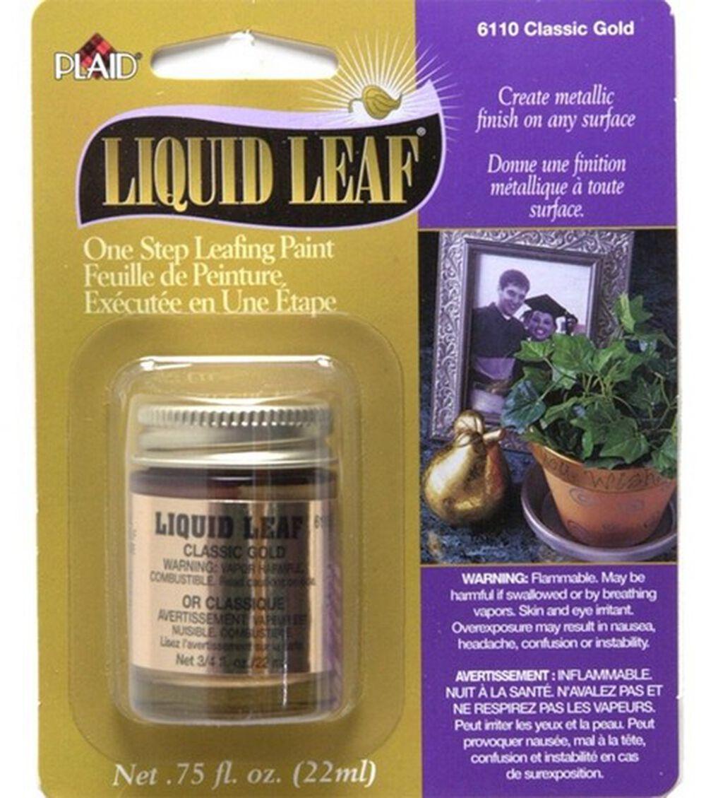 Liquid Leaf One Step Leafing Paint .75oz Classic Gold  |  Craft Painting Craft Painting Craft Painting