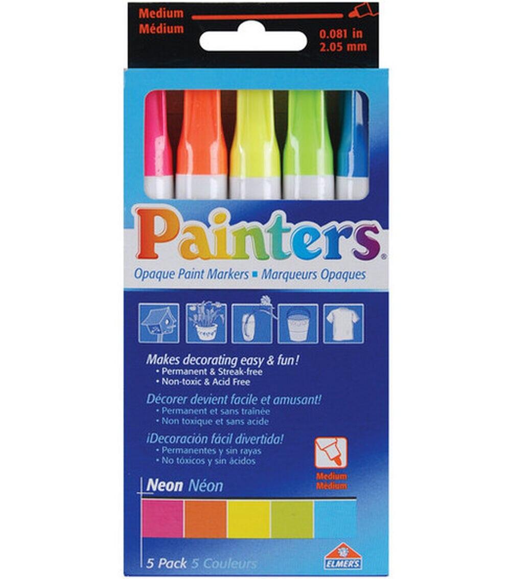 Opaque Paint Markers Med Tip 2.05mm 5 Pkg  |  Craft Painting Craft Painting Craft Painting