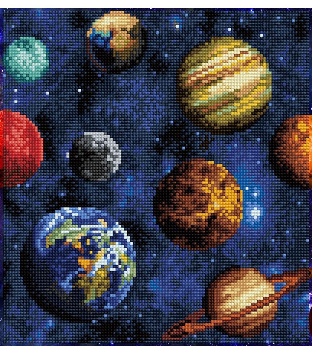 Diamond Dotz 17.5″ Solar System Painting Kit  |  Hobbies Crafts & Hobbies Hobbies