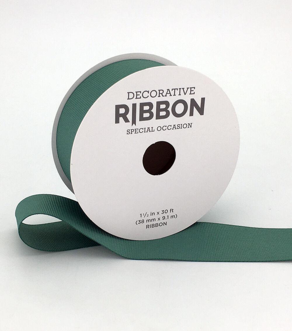 1.5″ x 30′ Grosgrain Ribbon  |  Ribbons & Deco Mesh Crafts & Hobbies Green/Purple/Teal